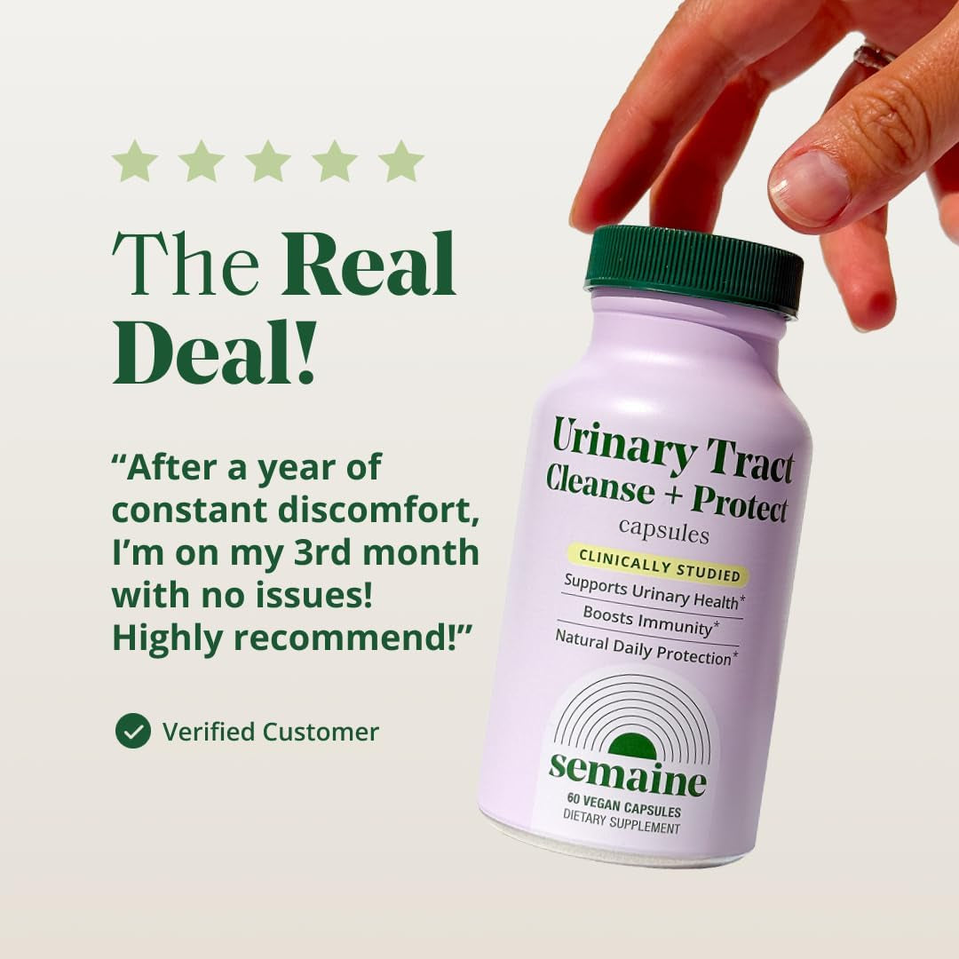 Semaine Urinary Tract Cleanse & Protect Capsules - 60 Pack