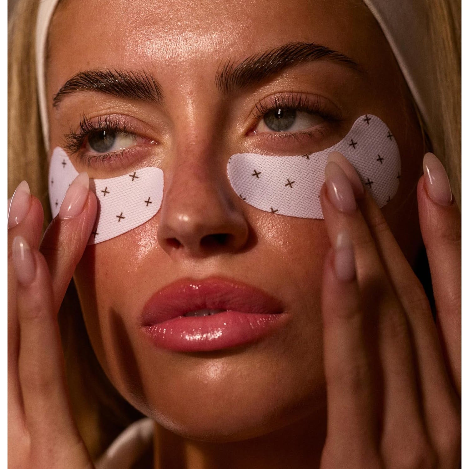 Lux Unfiltered Iced Latte Cooling Eye Patches – Caffeine, Niacinamide & Hyaluronic Acid for Puffiness & Brightening | Korean Skincare | 10 Pairs