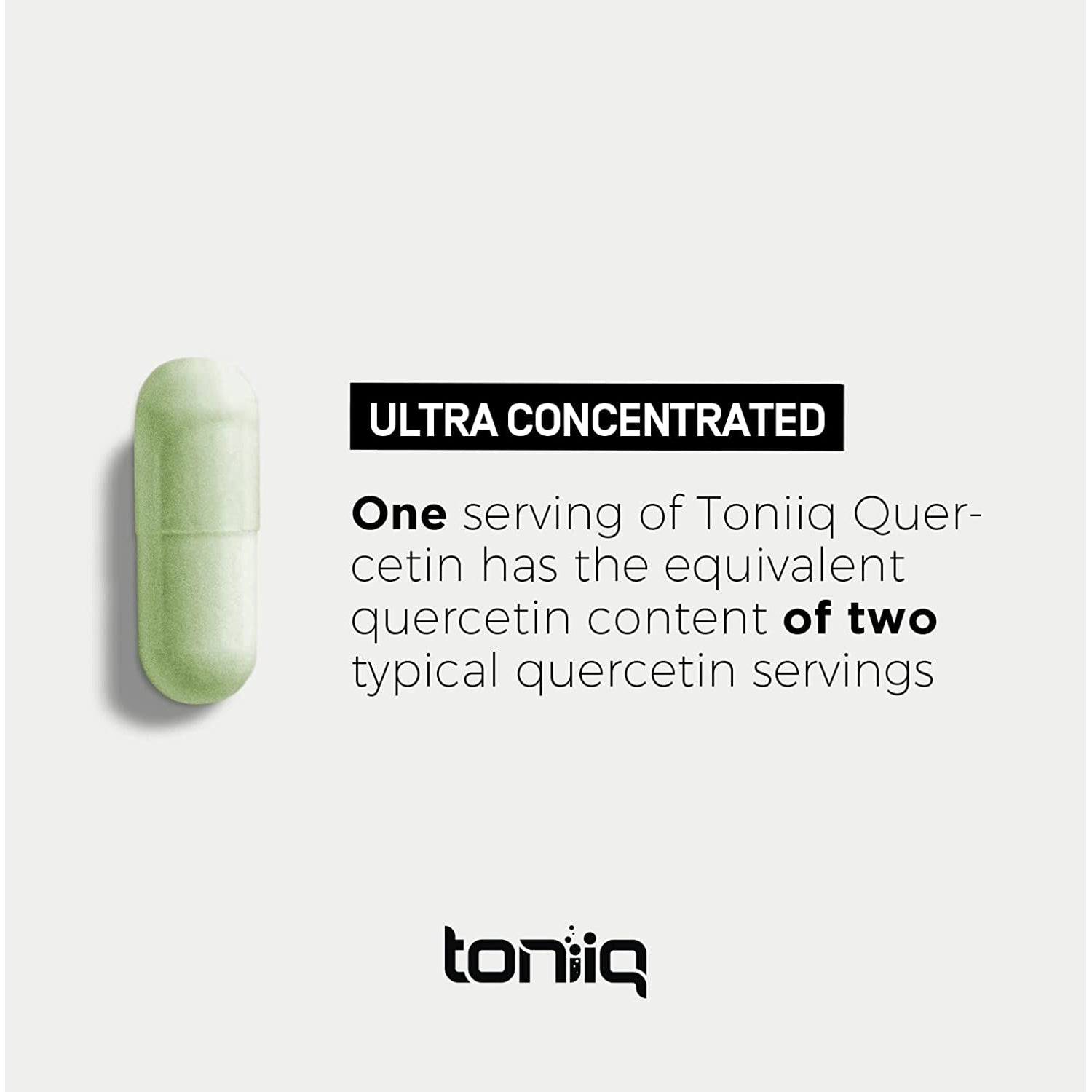 Toniiq Ultra High Purity Quercetin Capsules - 95%+ Highly Purified and Bioavailable - 1000Mg per Serving - 240 Capsules Quercetin Supplement
