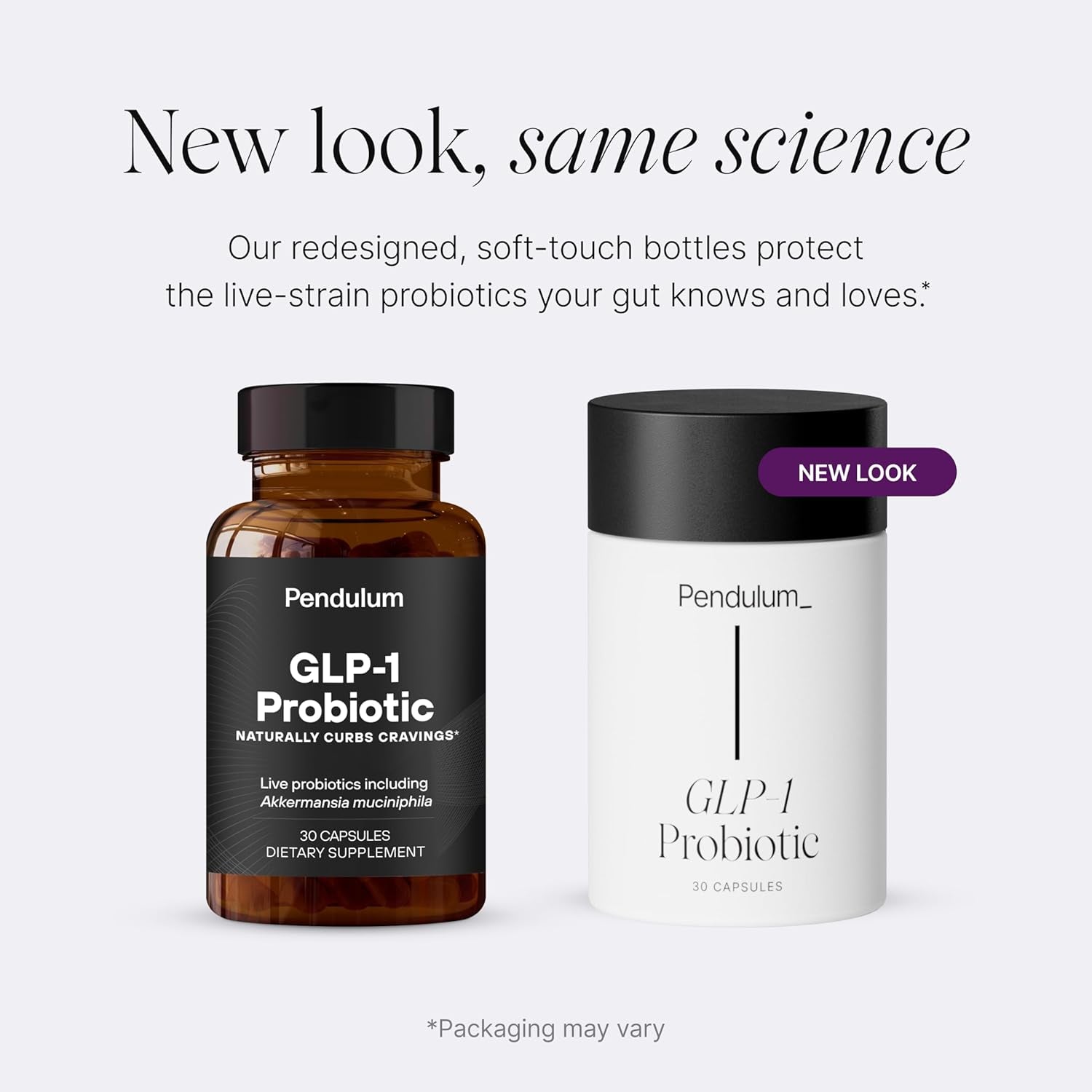 Pendulum GLP-1 Probiotic – Supports Appetite Control and Craving Management, Naturally | Improves Regularity & Gut Health with Akkermansia & Other Strains (30 Capsules)