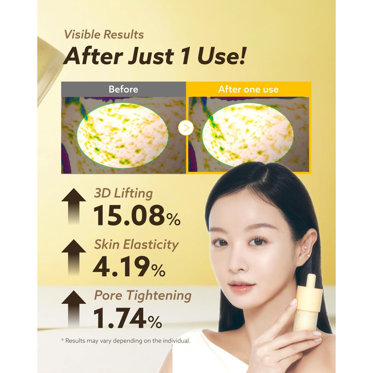 MUMUKI Honey Banana BDRN Capsule Ampoule – 30ml | Plant PDRN, Collagen & Ceramide Plumping & Firming Serum | Dewy Glow | Korean Skincare
