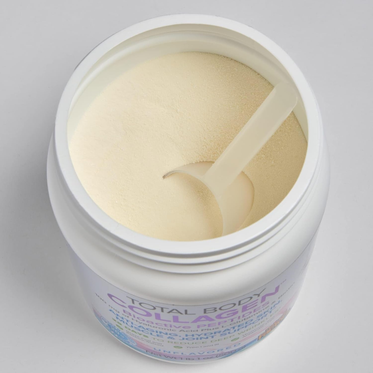 Natural Factors Total Body Collagen Powder (Unflavored) – 500g | Bioactive Collagen for Skin, Joints, Hair & Gut Health
