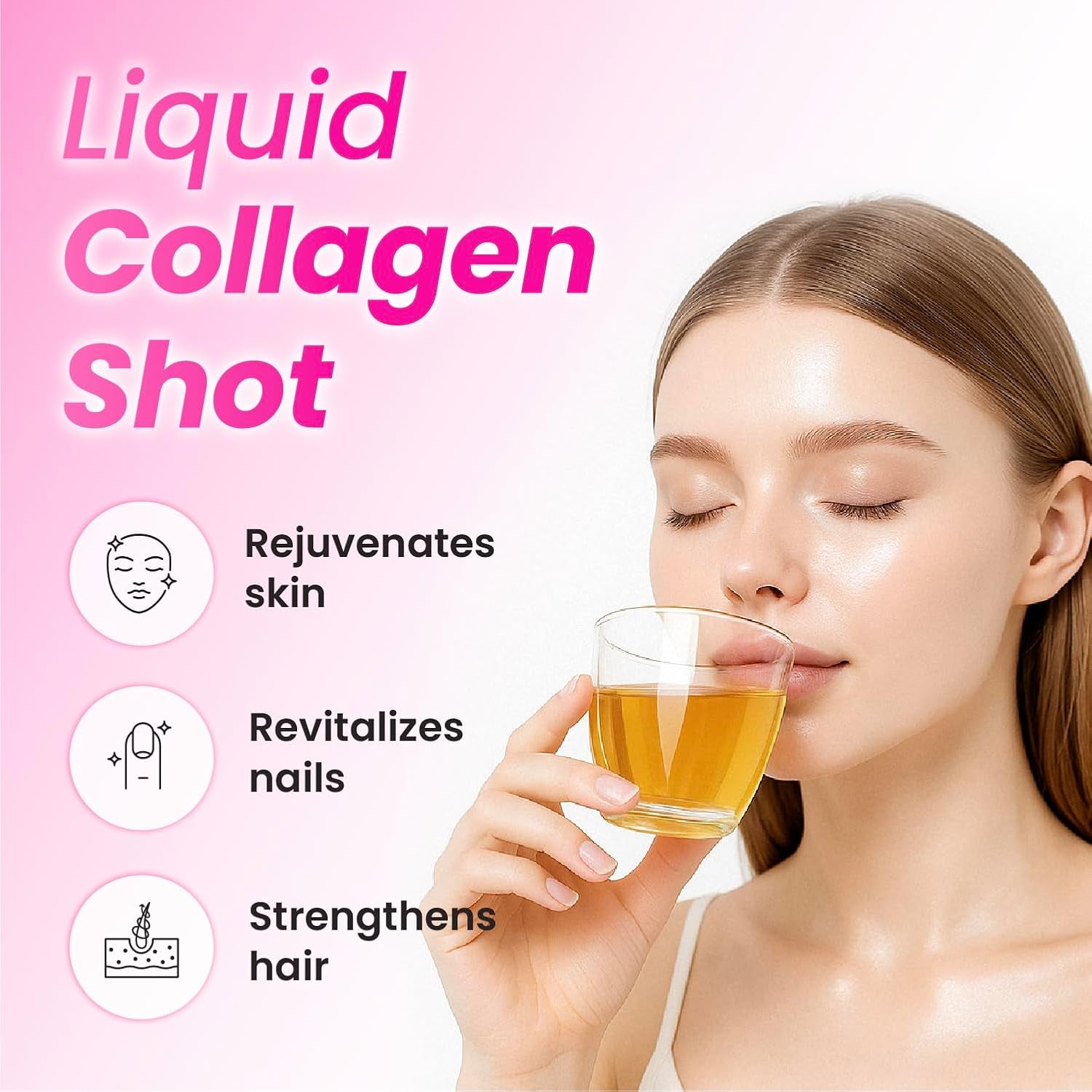 Innerb Glowshot Collagen 3000mg Marine Liquid Collagen - 300ml x 6