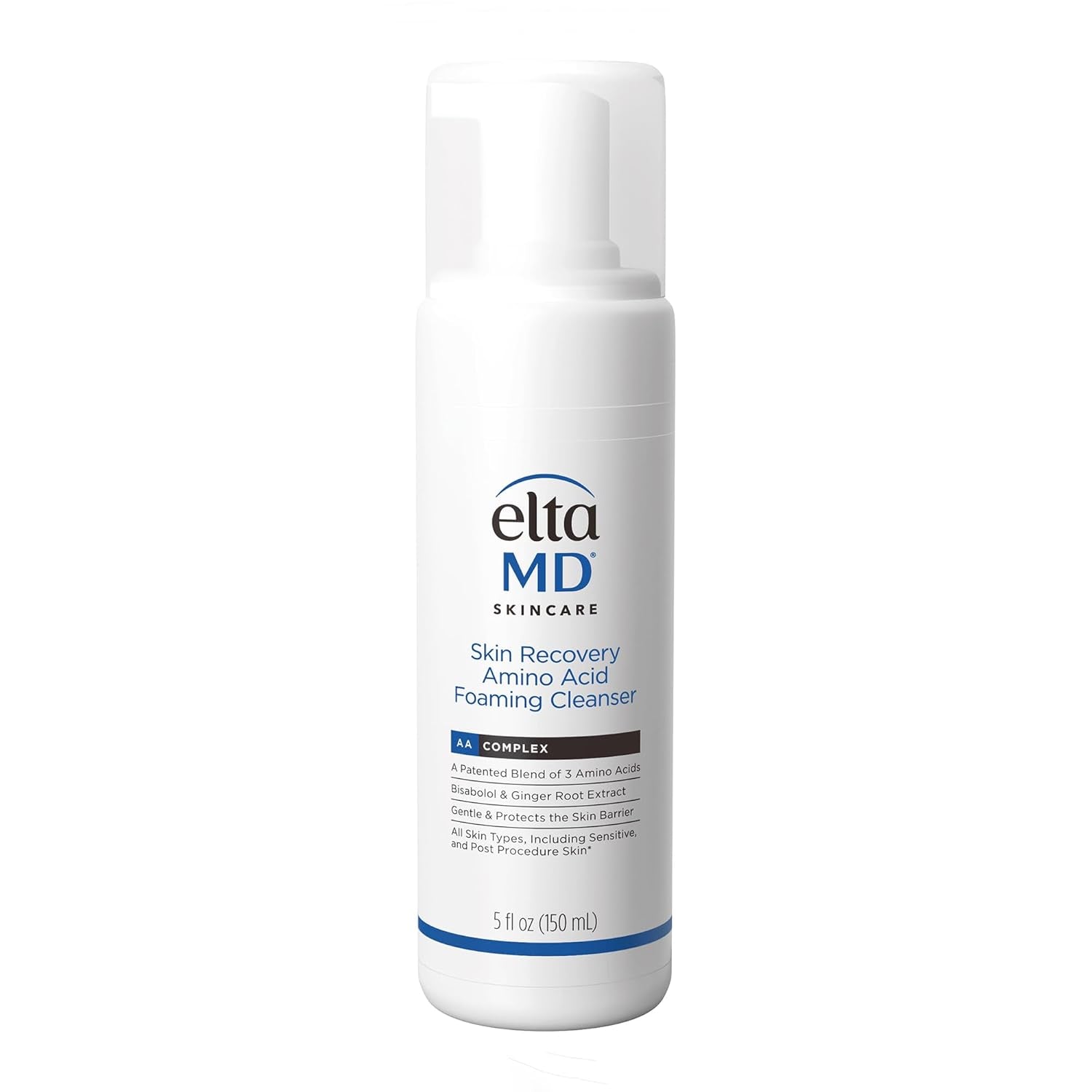 Eltamd Skin Recovery Amino Acid Foaming Facial Cleanser, Gentle Face Cleanser for Sensitive Skin and Post-Procedure Skin