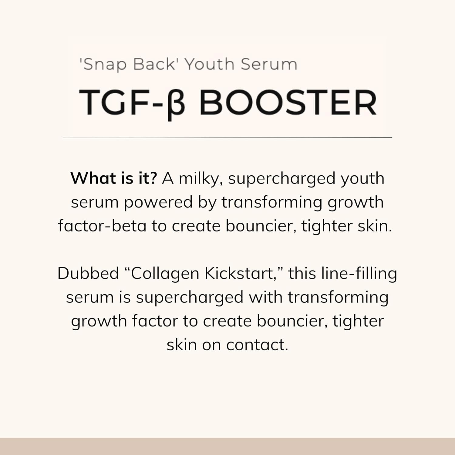 Le Mieux TGF-B Booster - anti Aging Triple Growth Factor Facial Serum with Hyaluronic Acid & Peptides, Hydrating Face Serum with No Parabens (1 Oz / 30 Ml)
