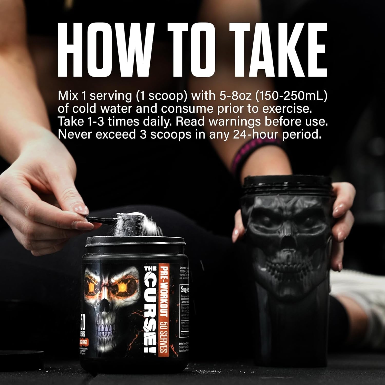 JNX SPORTS The Curse! Pre-Workout Powder (Watermelon) – 250g | Explosive Energy, Focus & Muscle Pumps