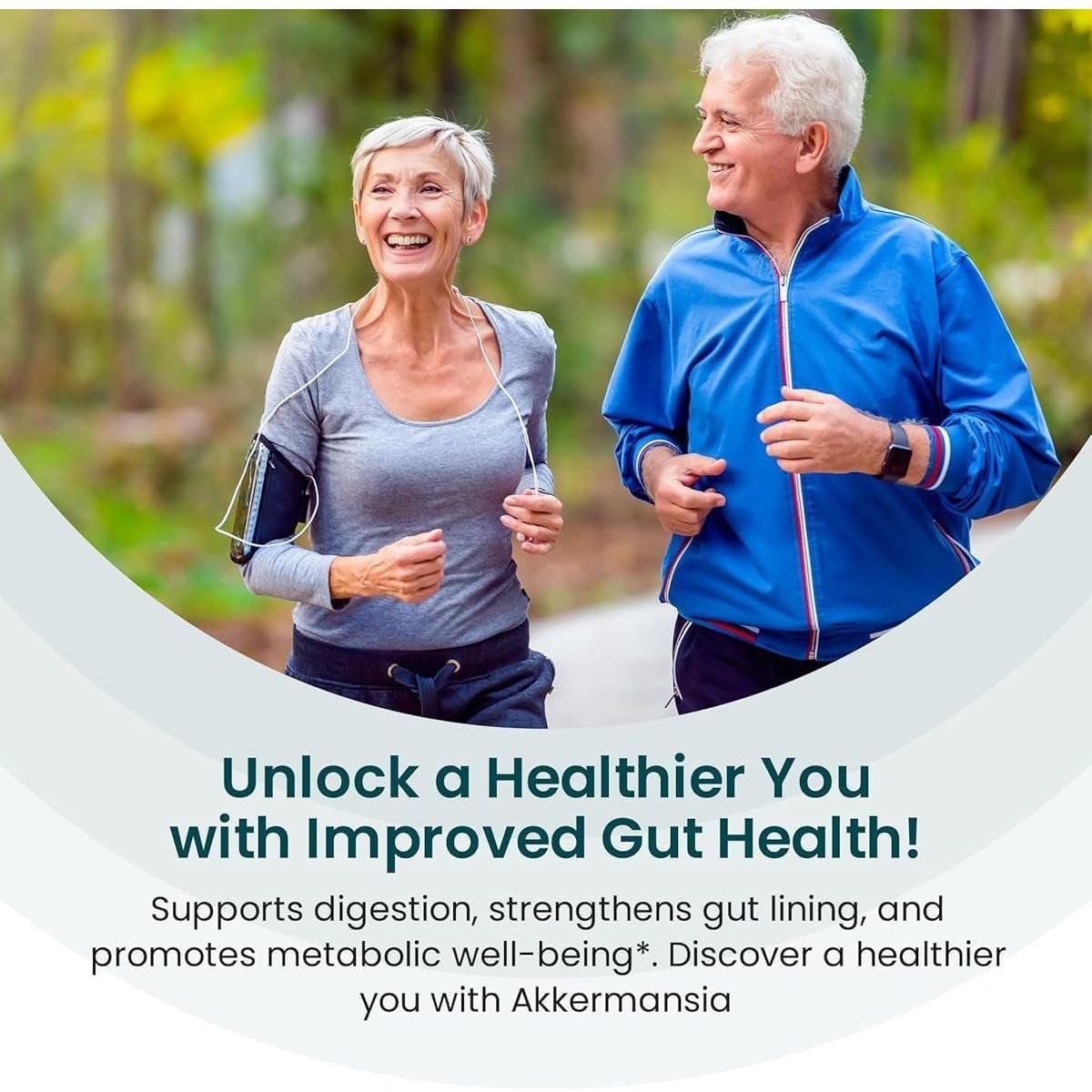 UpNourish Akkermansia Muciniphila – 60 Capsules | Advanced Gut Health & Metabolism Support