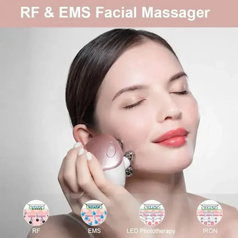 5 in 1 Facial Massager: Your Ultimate Skincare Essential for Radiance & Rejuvenation - Glam Global UKGlam Global UK