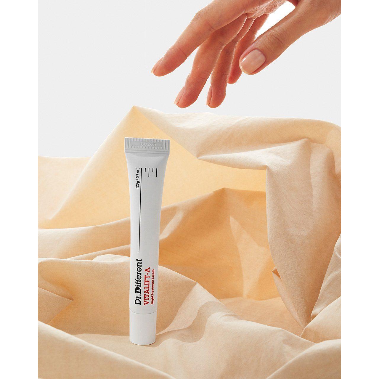 Dr. Different VITALIFT-A 20g | Crema de noche con retinal para antienvejecimiento y renovación de la piel