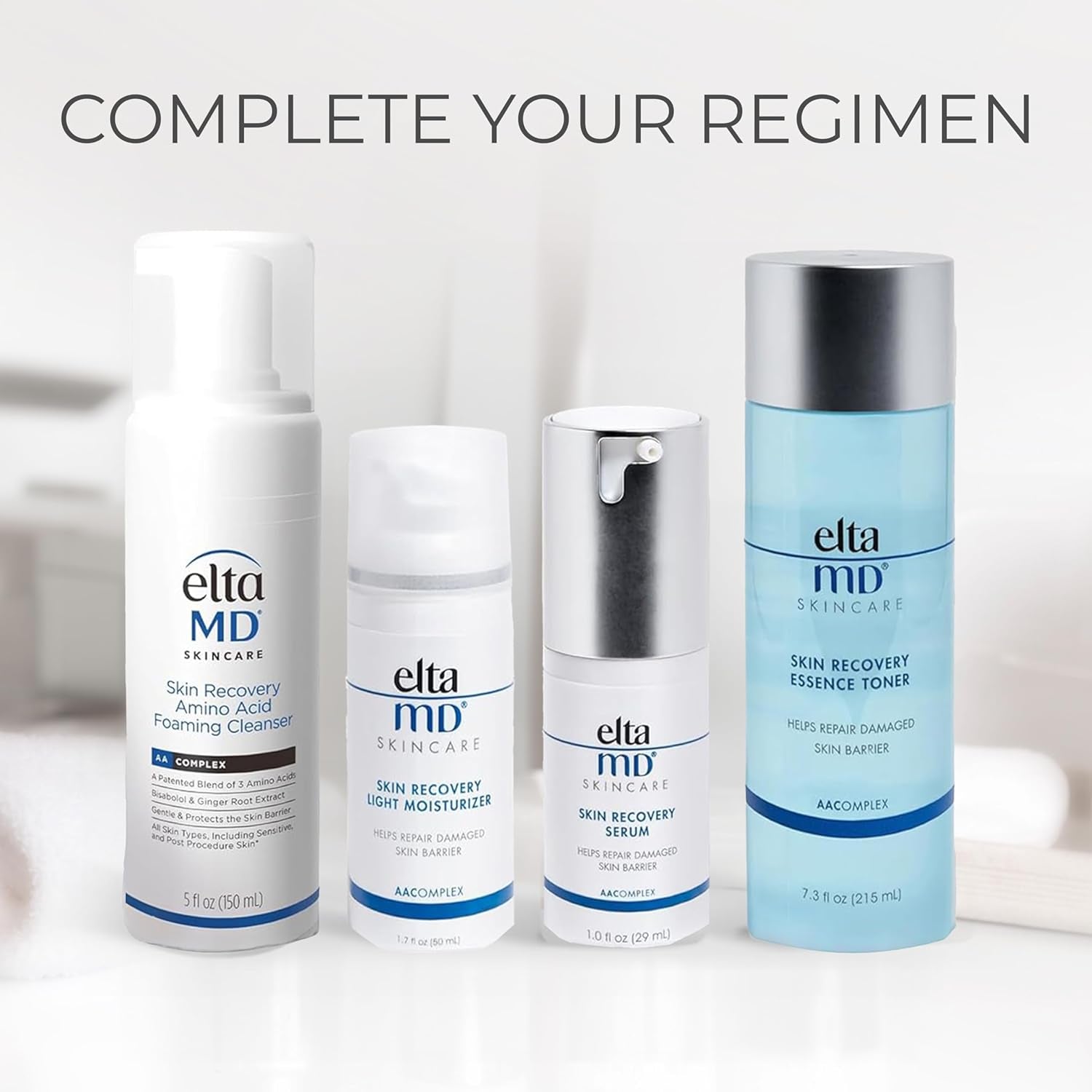 Eltamd Skin Recovery Amino Acid Foaming Facial Cleanser, Gentle Face Cleanser for Sensitive Skin and Post-Procedure Skin