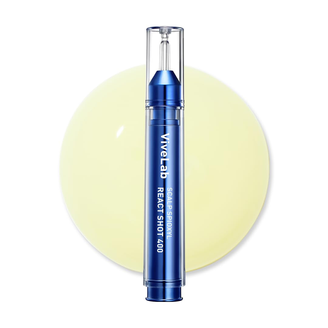 Vivelab Spioxyl 400 Microneedling Hair Growth Serum - Volumizing Scalp Treatment for Root Lifting, Scalp Care with Biotin, Caffeine & Peptides, Clinically Tested Spicule for Thicker & Stronger Hair