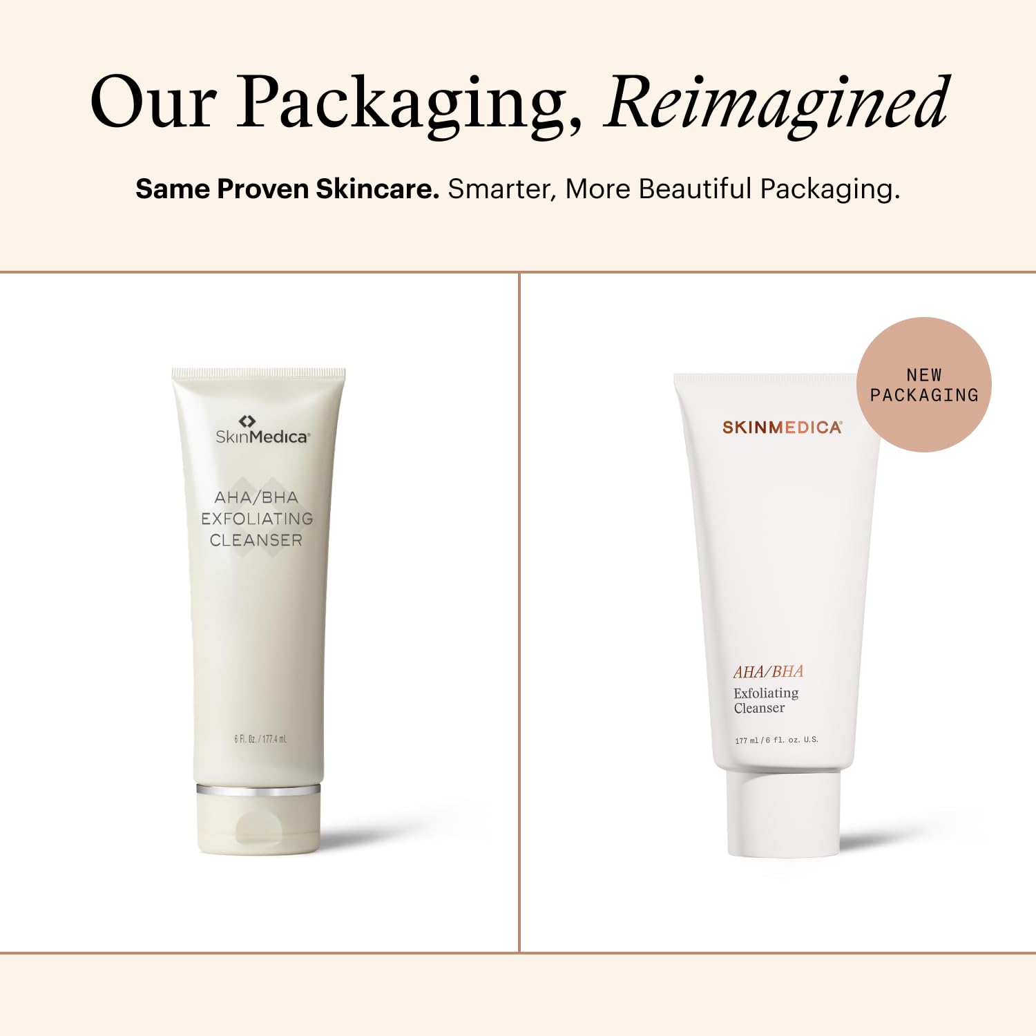 SkinMedica AHA/BHA Exfoliating Cleanser – 180ml
