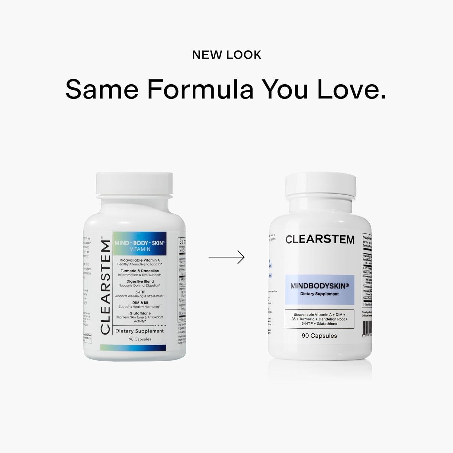 CLEARSTEM MIND·BODY·SKIN® Vitamina (con 5-HTP) – 90 Cápsulas