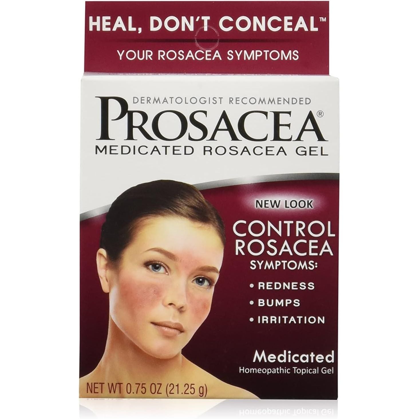 Prosacea Gel para el tratamiento de la rosácea - 21 g | Fórmula multisintomática para el alivio de la rosácea