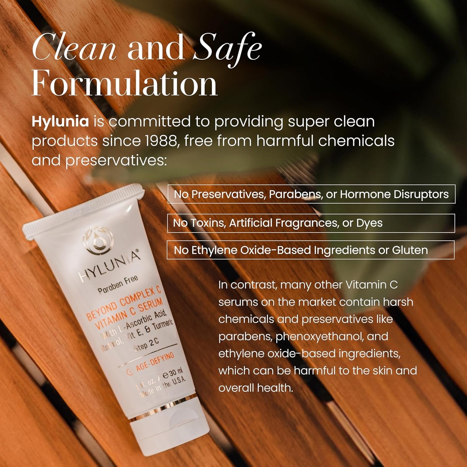 Hylunia Beyond Complex C Vitamin C Serum – 30ml | Multi-Type Vitamin C, Peptides & Retinol for Brighter, Firmer Skin