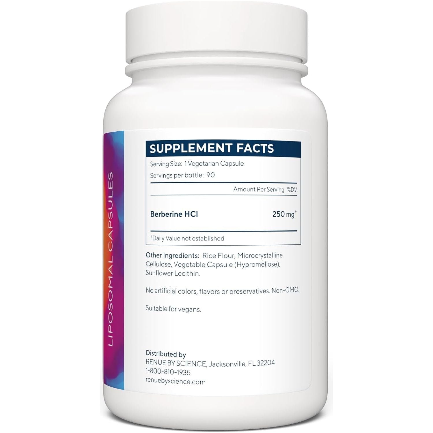 Renue By Science LIPO Berberine – 90 Capsules | Liposomal Berberine for Metabolic, Cardiovascular & Longevity Support