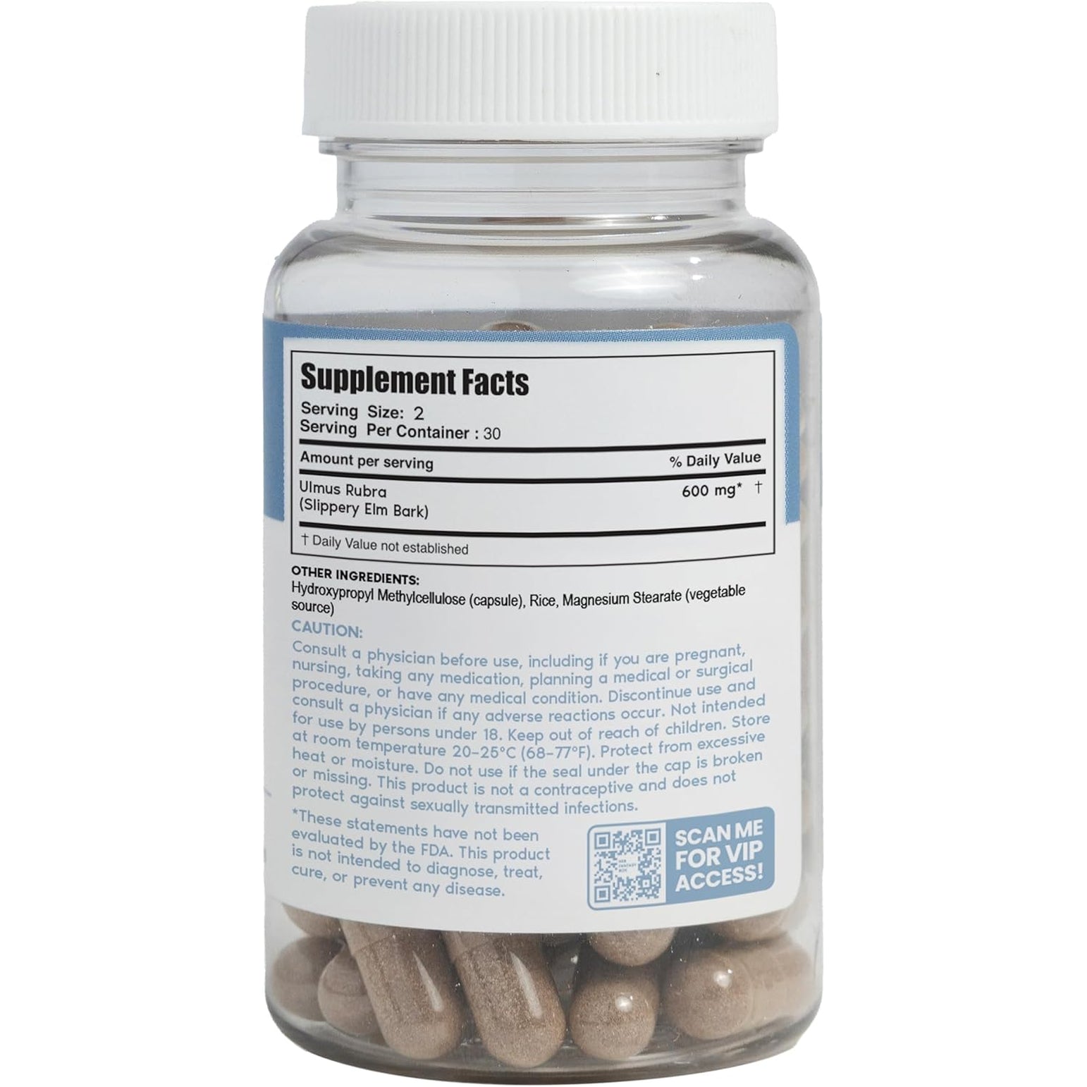 Her Fantasy Box | Slippery Box | Fast-Acting Slippery Elm Capsules for Feminine Wellness & Intimate Moisture Support – 60 Vegan Capsules