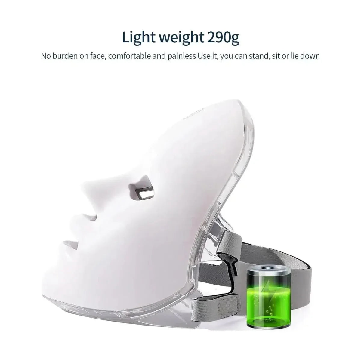 7 Colors Cycle Beauty Mask – LED Light Therapy for Glowing Skin - Glam Global UKGlam Global UK