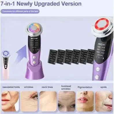 7 - in - 1 Facial Lifter and Massager: Restore Youthful Glow & Firmness - Glam Global UKGlam Global UK