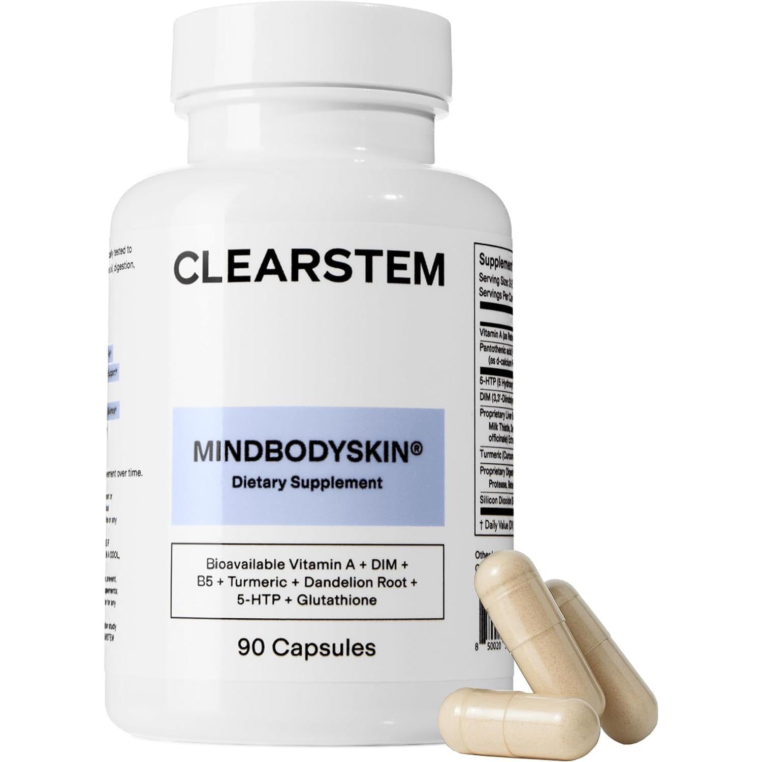 CLEARSTEM MIND·BODY·SKIN® Vitamina (con 5-HTP) – 90 Cápsulas