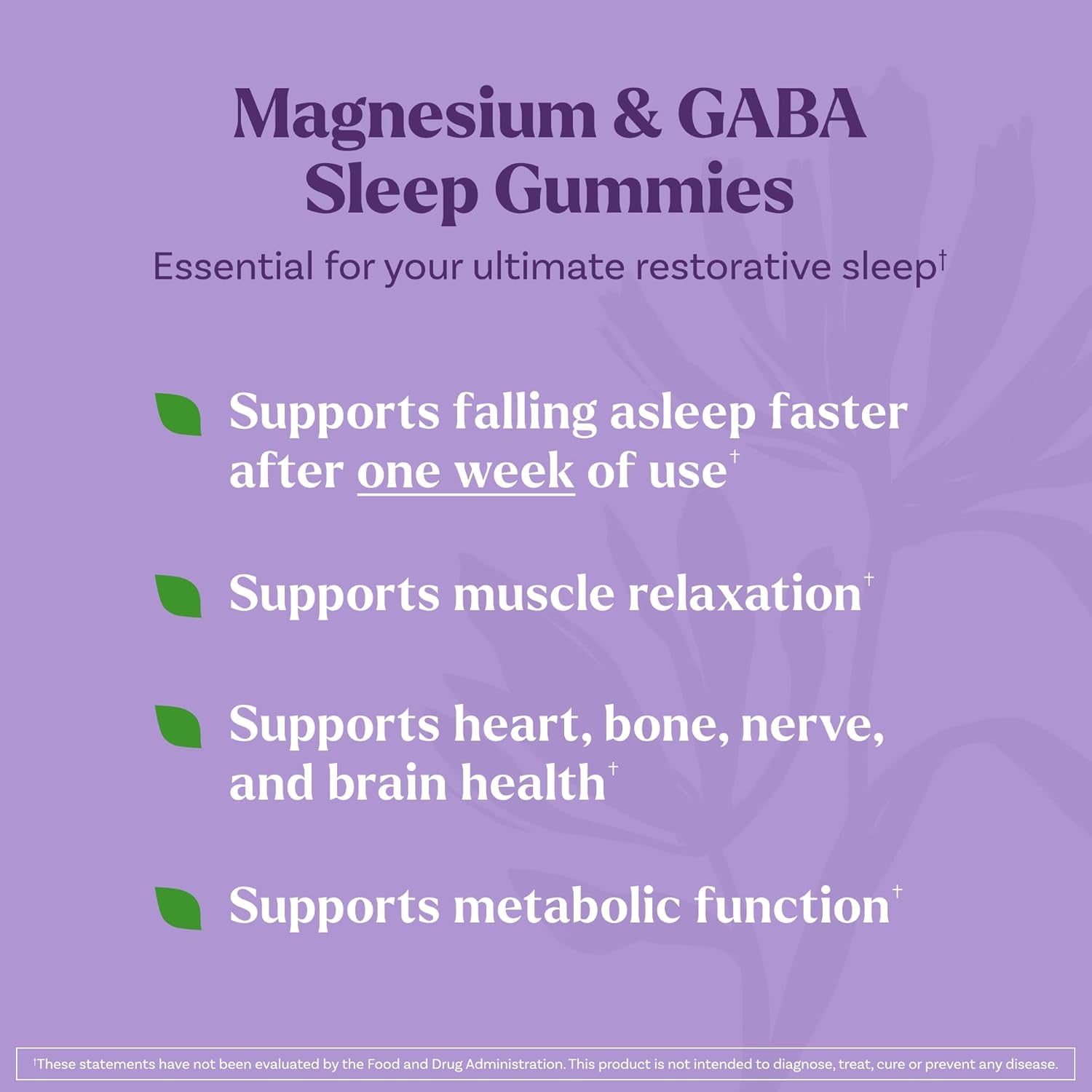 Natrol Sleep & Restore Magnesium Glycinate Blend Gummies, Magnesium for Sleep Aids for Adults, Melatonin-Free, Cherry Flavored, 30 Day Supply