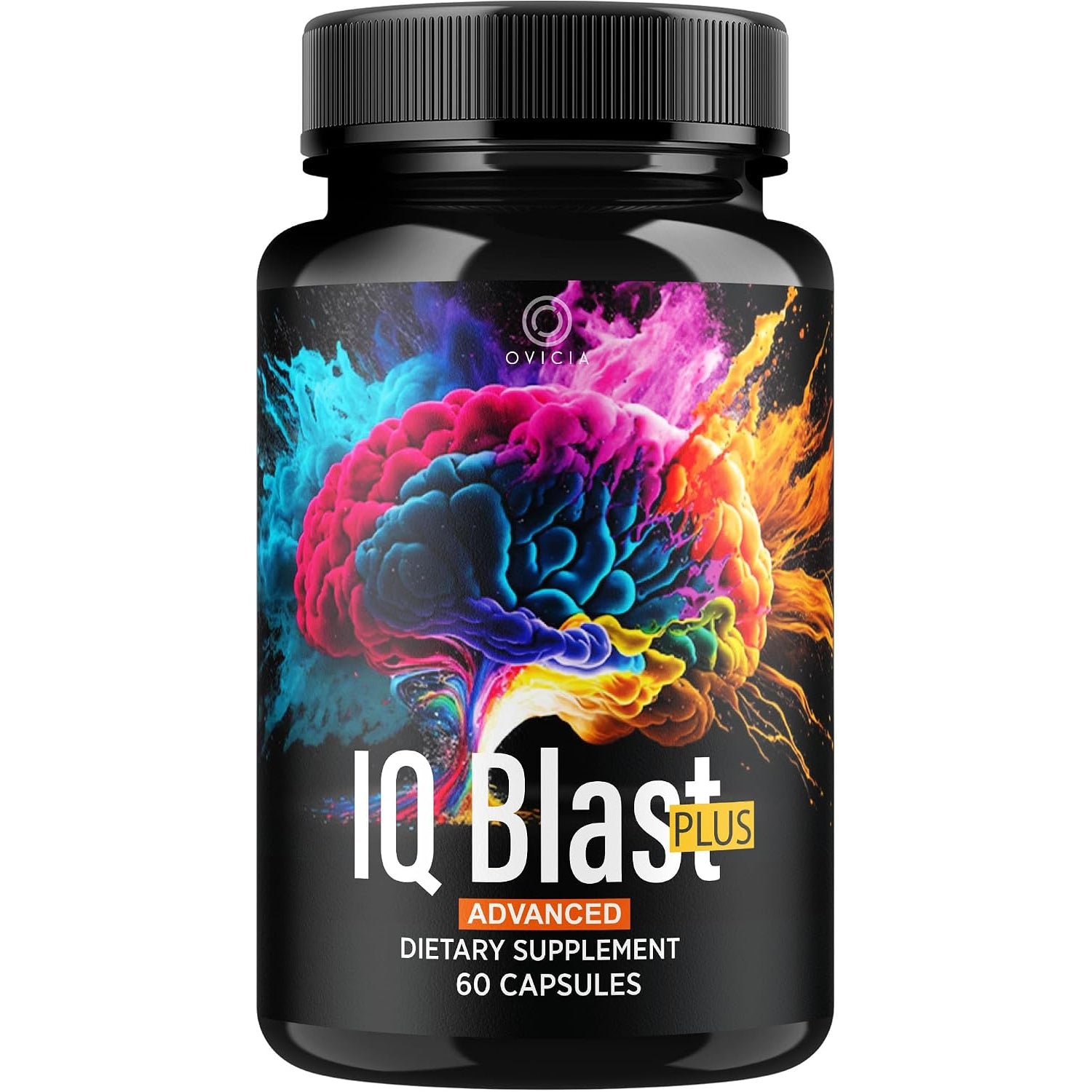 IQ Blast plus - Iqblast plus Capsules Support Advanced Formula Reviews, Iqblastplus Pills Natural Ingredients Memory Support Daily Vitamins for Health and Wellness, 60 Capsules for 1 Month