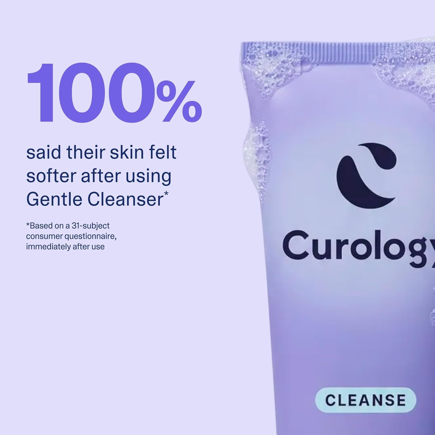 Curology Gentle Facial Cleanser, Hydrating Foaming Face Wash, for Sensitive, Dry or Oily Skin Types, 5 Fl Oz
