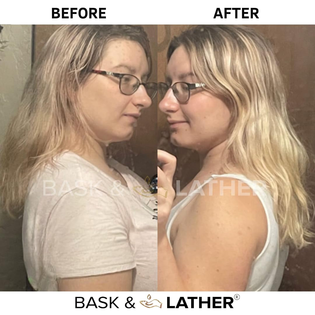 Bask & Lather Scalp Stimulator Hair Growth Oil – Cold-Pressed Mint & Rosemary with Grapeseed | Natural Leave-In | 60ml