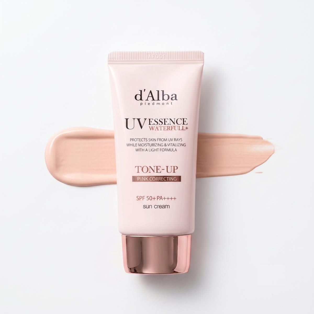 d'Alba Clean Tea Tree Liposome Tone-Up Sun Cream Pink SPF50+ PA++++ – 50ml