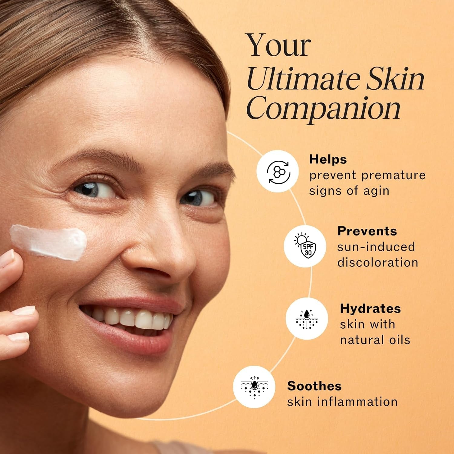 LilyAna Naturals Daily Face Sunscreen – 48g | Mineral SPF 30 Protection with Hydrating Botanical Extracts