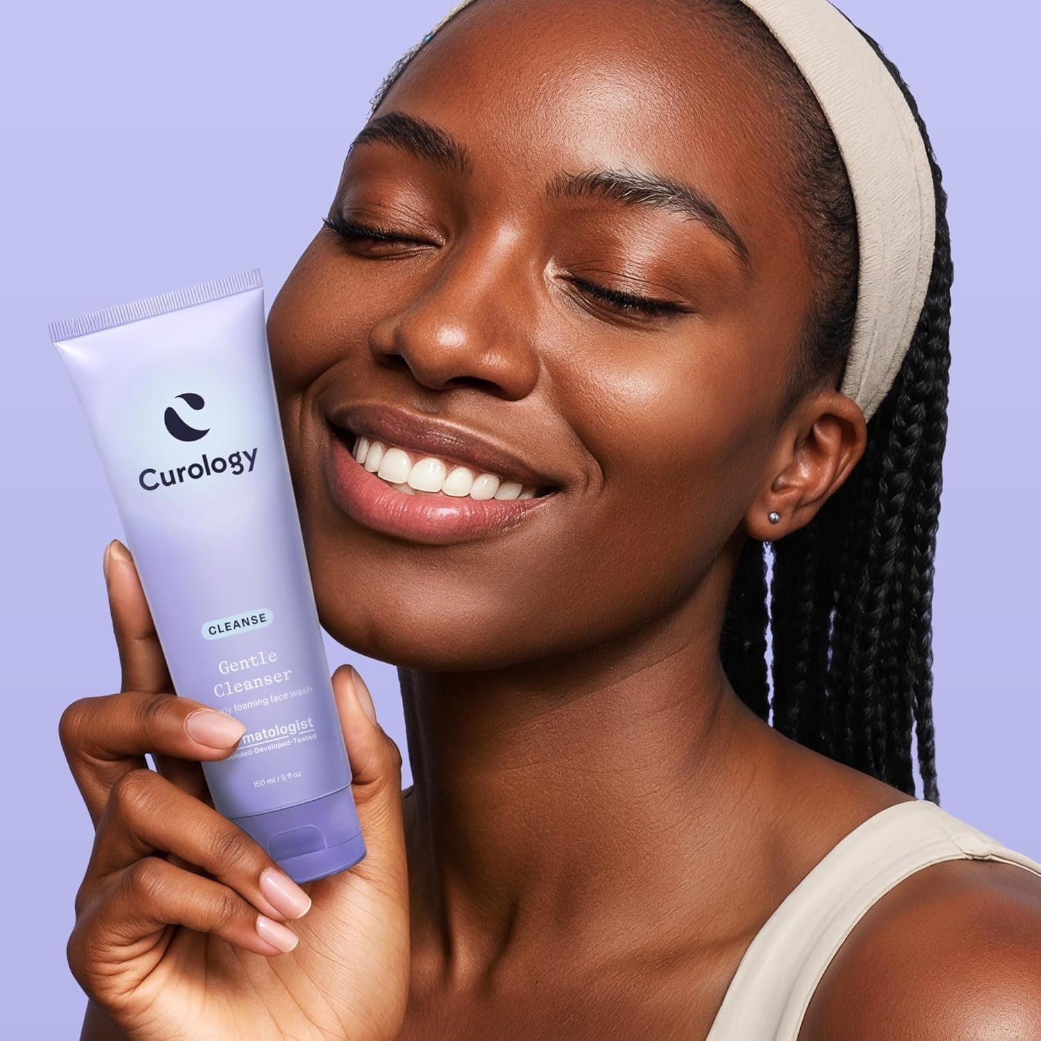 Curology Gentle Facial Cleanser, Hydrating Foaming Face Wash, for Sensitive, Dry or Oily Skin Types, 5 Fl Oz
