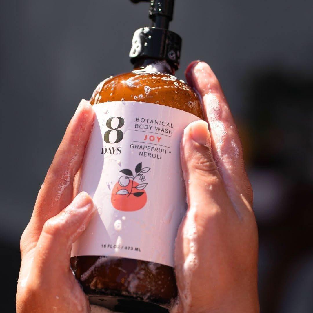 8 Days Botanical Body Wash - 273ml - Glam Global UK8 Days