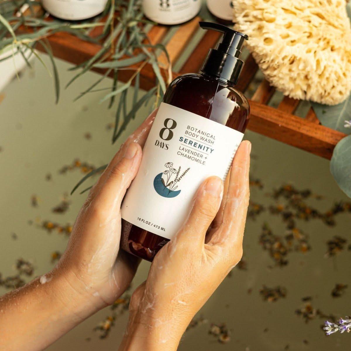 8 Days Botanical Body Wash - 273ml - Glam Global UK8 Days