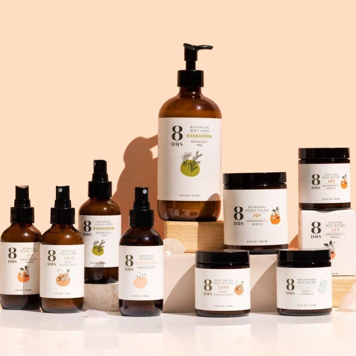 8 Days Botanical Room Spray - 120ml - Glam Global UK8 Days