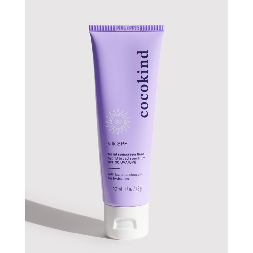 Cocokind Silk SPF 30 | Protector solar híbrido ligero mineral y químico