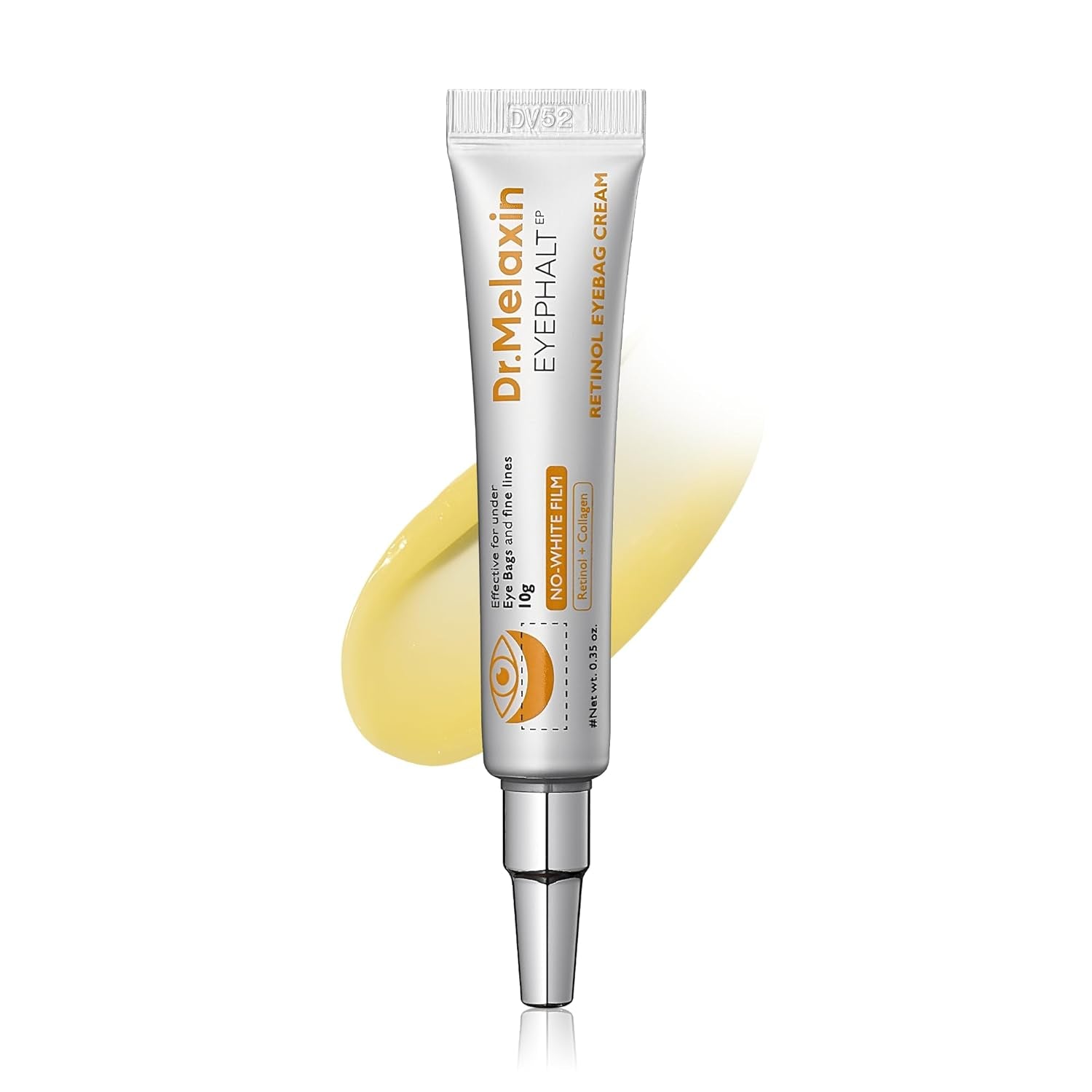 Dr.Melaxin Retinol Eye Bag Cream – EGF, Niacinamide & Ceramide for Dark Circles, Puffiness & Fine Lines | Korean Skincare