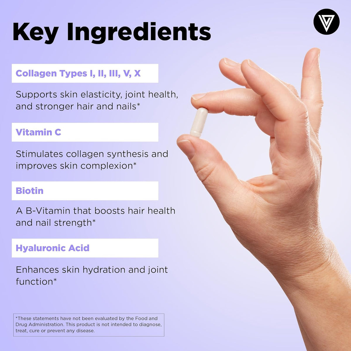 Vital Vitamins Multi Collagen Complex Plus – 150 Capsules