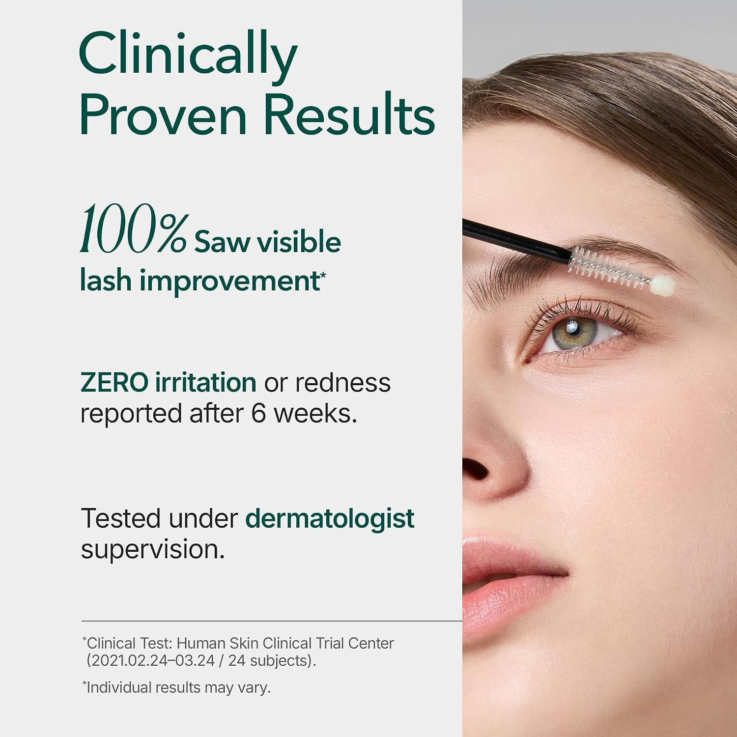 Vivelab Lash Enhancing Serum - Multi-Peptide & Biotin Infused Formula for Longer, Thicker, Fuller Looking Lashes & Brows - Clinically Proven, Vegan & Cruelty-Free