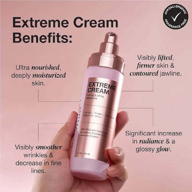 iNNBEAUTY PROJECT Extreme Cream Firming & Lifting Moisturizer – 50ml | Advanced Anti-Aging, Refillable Glow