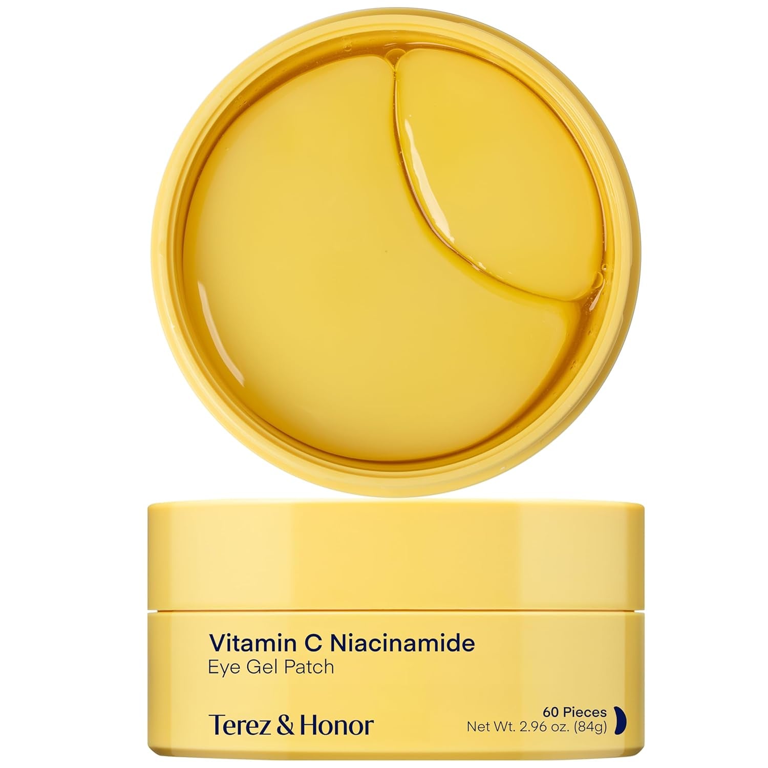 TEREZ & HONOR Vitamin C Eye Patches - 60 Pcs Korean Brightening & Hydrating under Eye Masks with Tranexamic Acid, Hyaluronic Acid - Dark Circles, Puffiness & Wrinkle Hydrogel Pads, Vegan, No Fragrance
