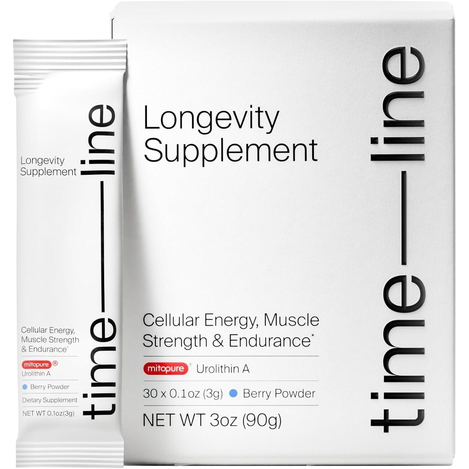 Mitopure Urolithin a - First Clinically Proven Supplement for Healthy Aging and Cellular Renewal - Mitoceutical for Muscle Strength and Longevity - 30 Sachets