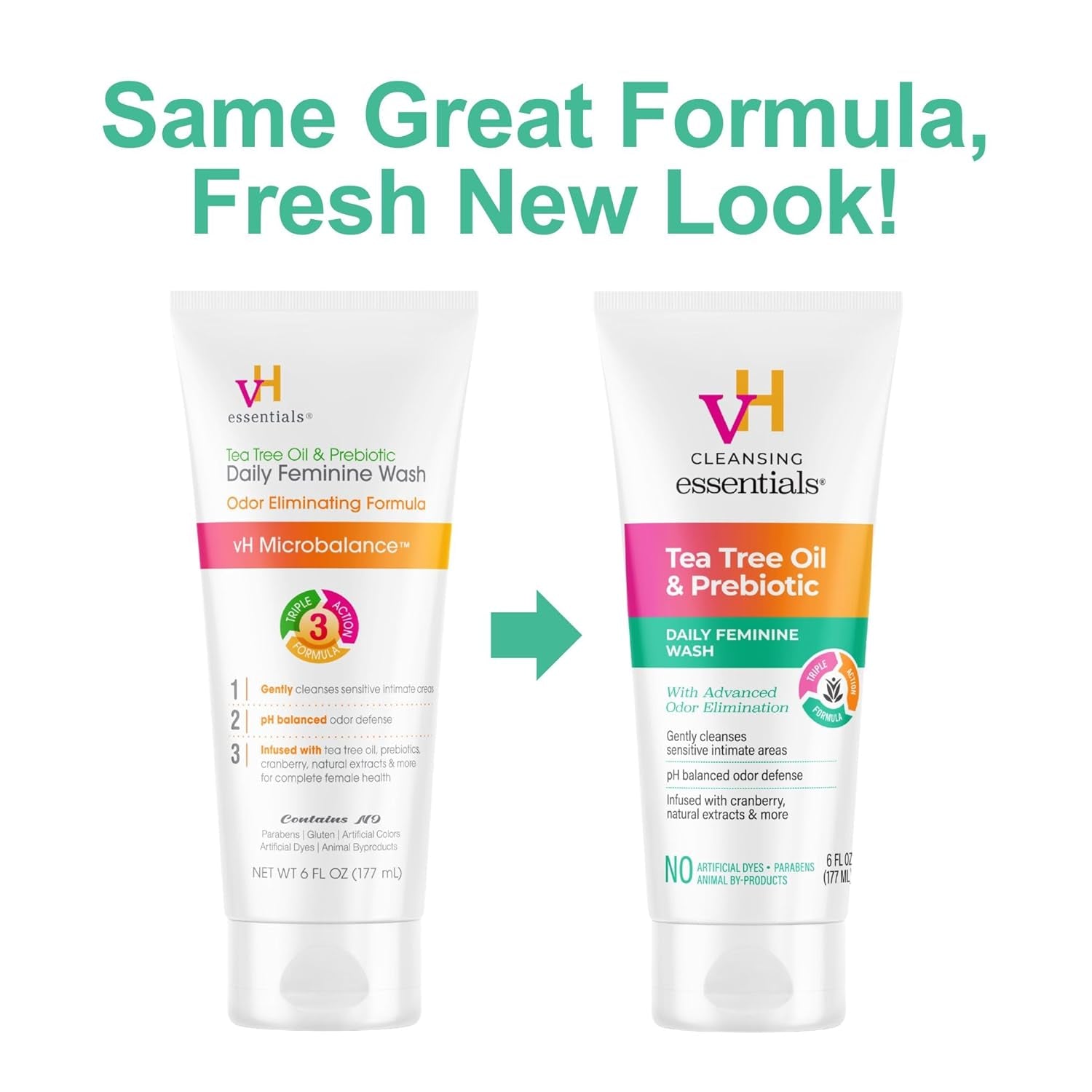 vH essentials pH Balanced Feminine Wash – product view 2