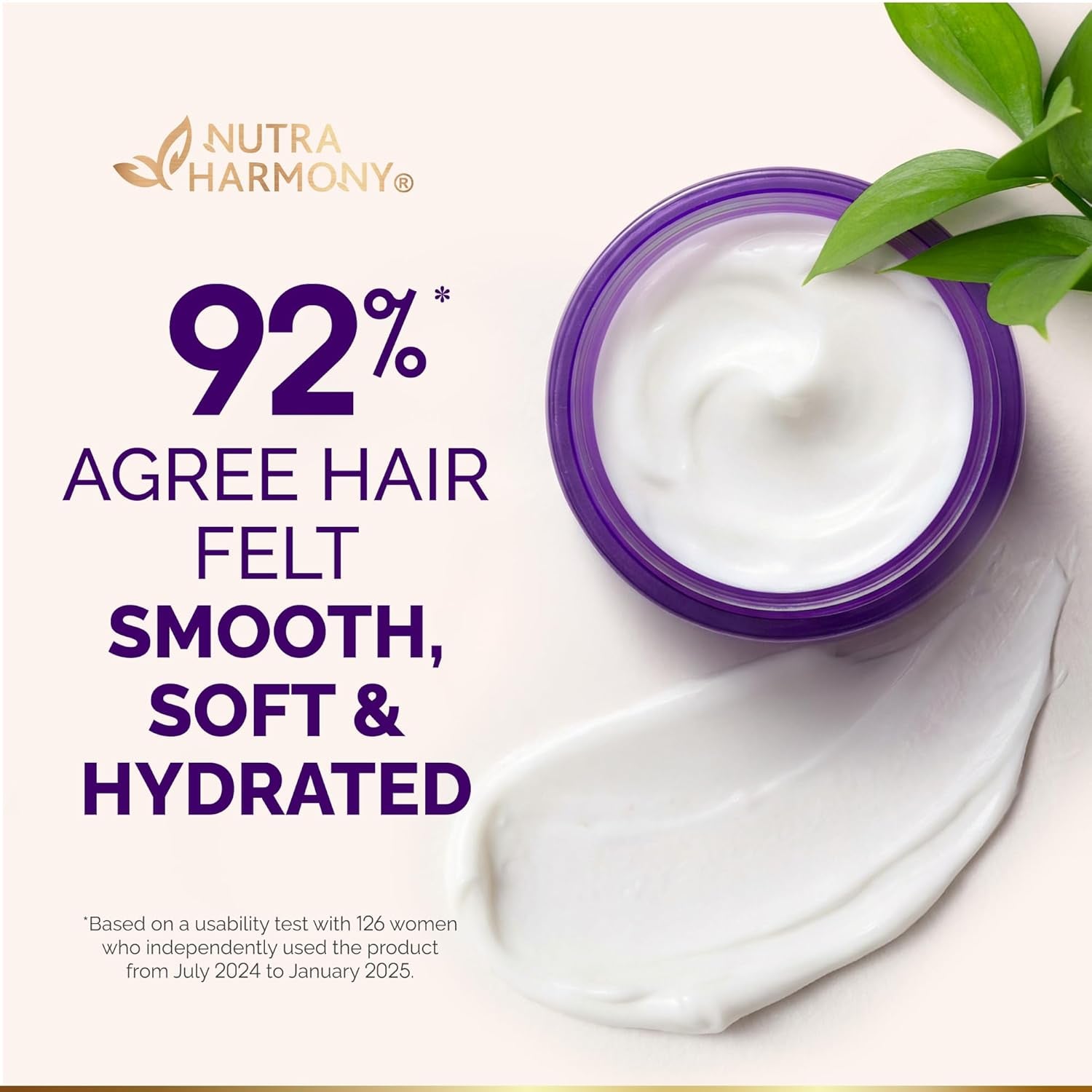 NUTRAHARMONY Hydrating Hair Mask - 100ml | Deep Conditioning Treatment for Dry & Damaged Hair | Repair & Restore Formula