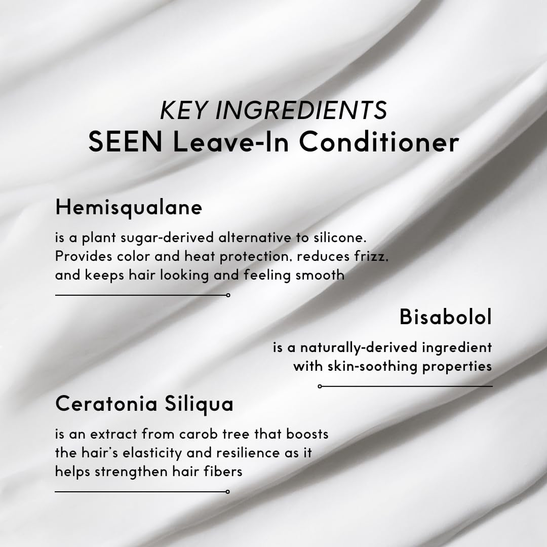 SEEN Leave-In Conditioner – 5fl oz | Fragrance-Free, Non-Comedogenic Hydration for All Hair Types