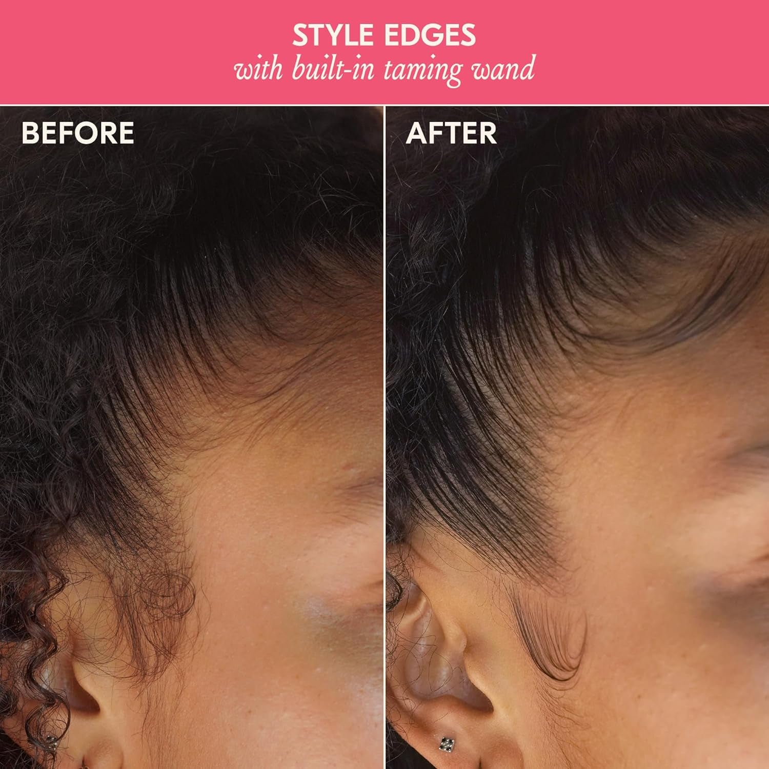DAE Cactus Fruit 3-In-1 Styling Cream & Taming Wand - Tame Flyaways, Smooth Frizz, Style Edges (0.6 Oz.)