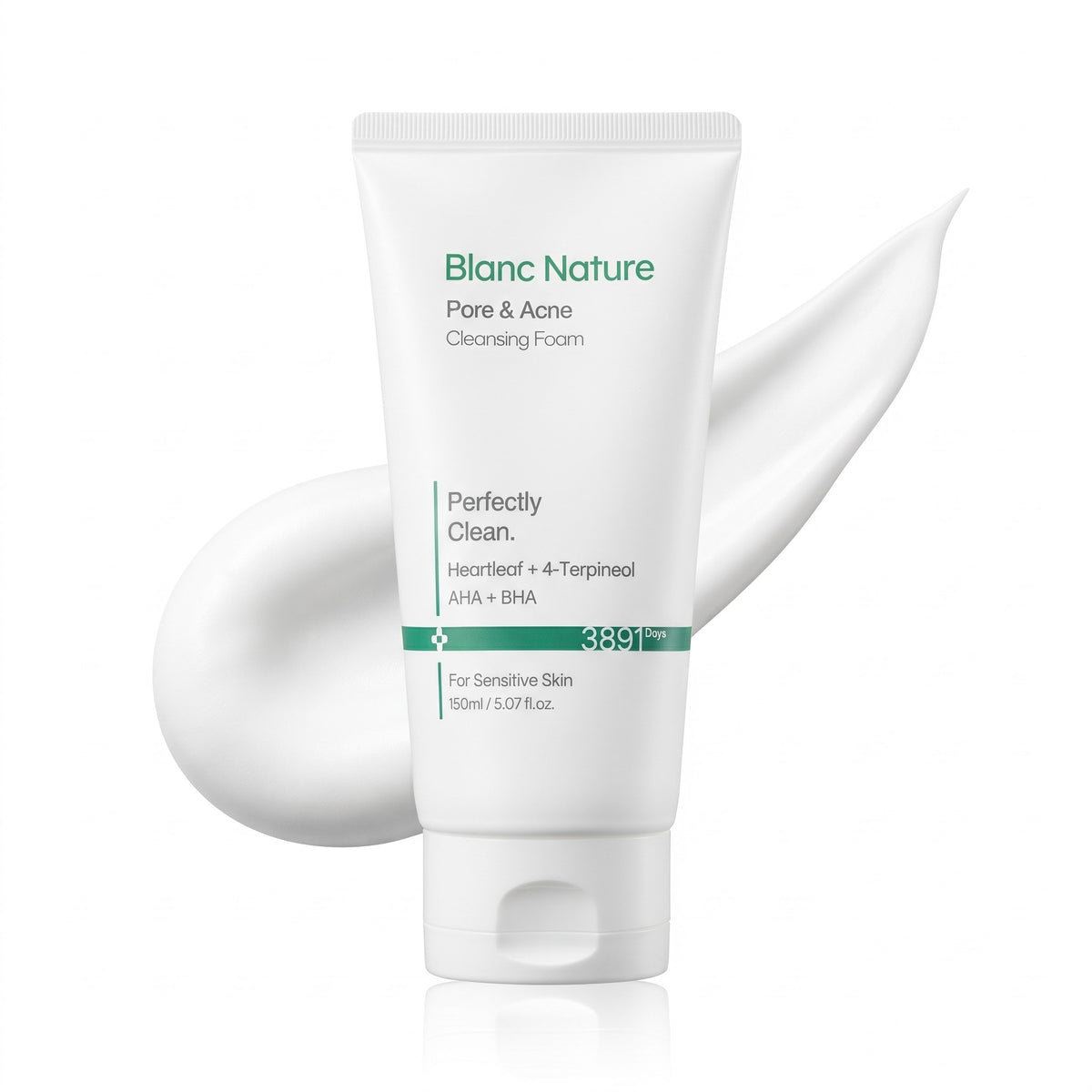Blanc Nature Pore & Acne Cleansing Foam 150ml