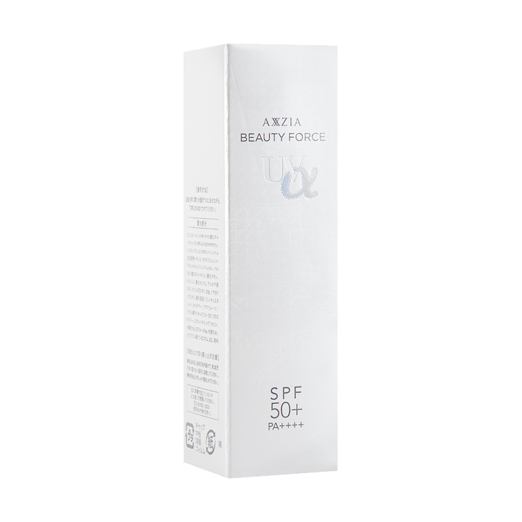 AXXZIA Beauty Force UV α SPF50+ – 40g | Protector solar de triple protección y crema hidratante
