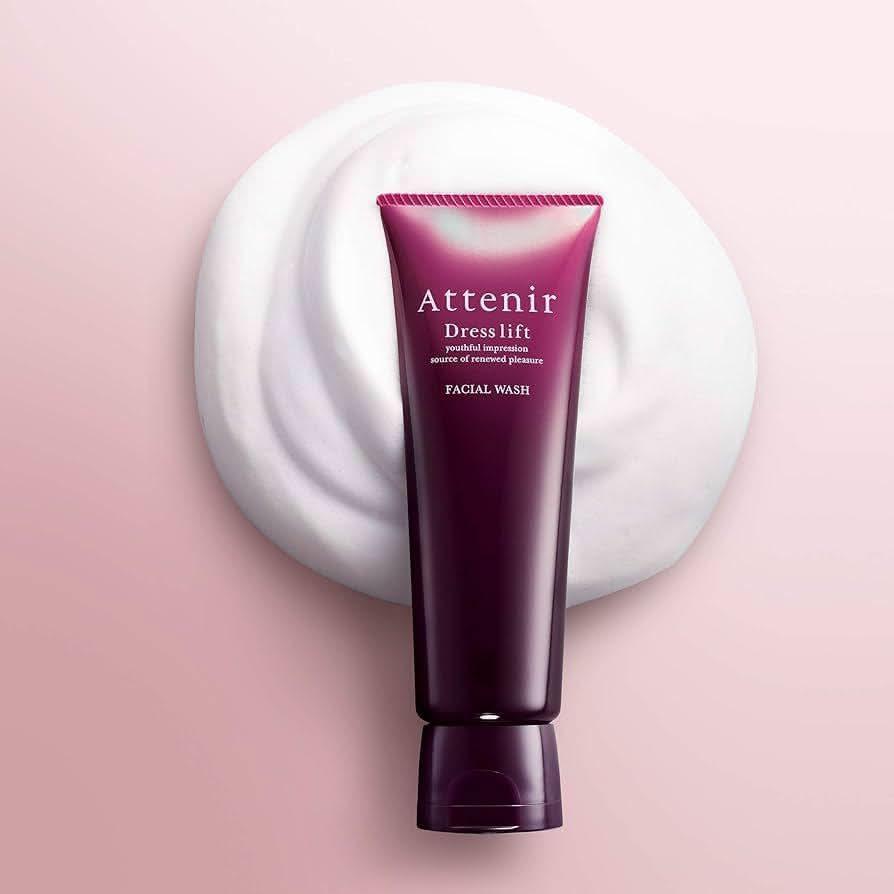 Limpiador Facial en Espuma Attenir Dress Lift con Cuidado Antiarrugas – 120g | Limpiador Antiedad para Piel Madura