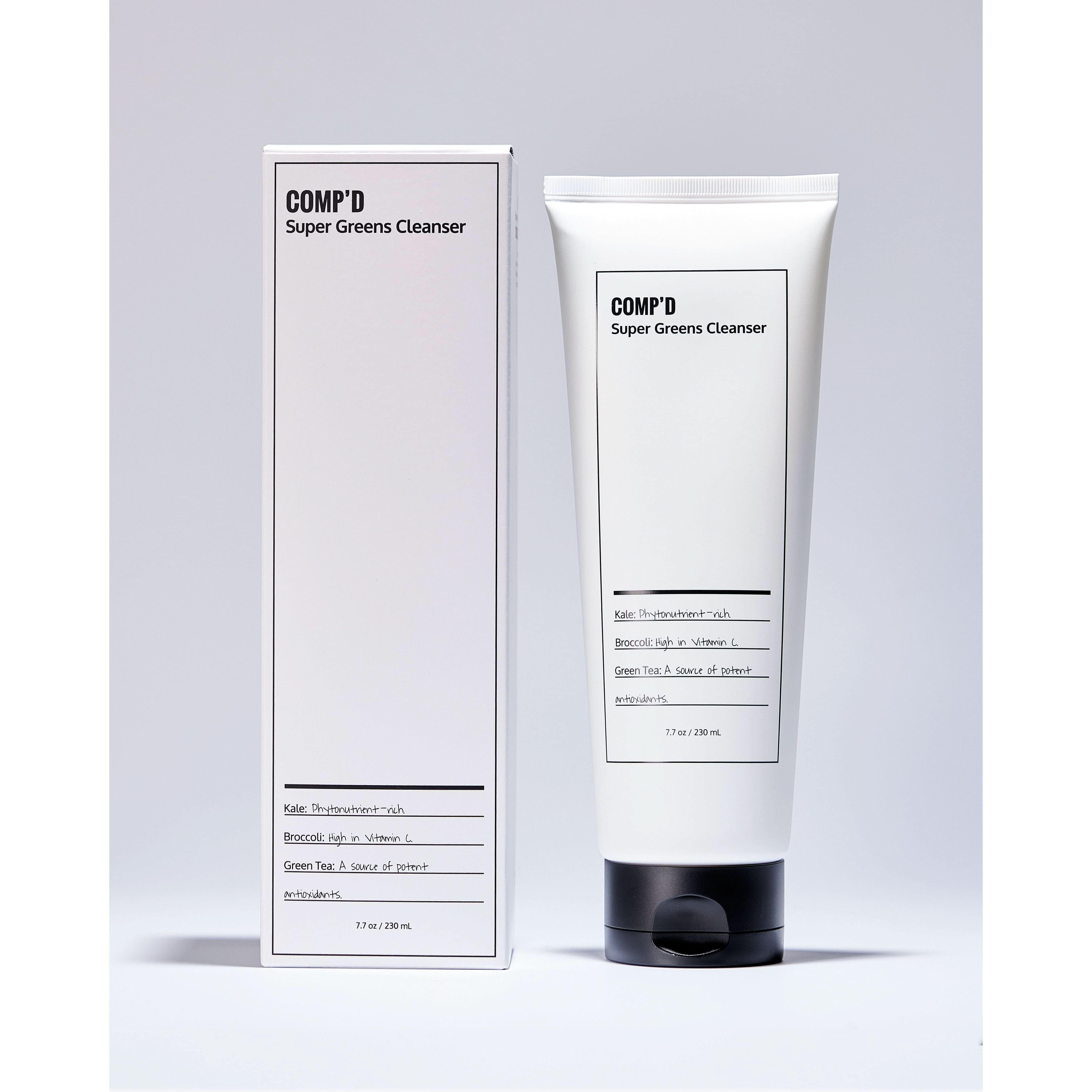 Limpiador Super Greens de cortesía - 230 ml | Limpiador facial diario rico en antioxidantes