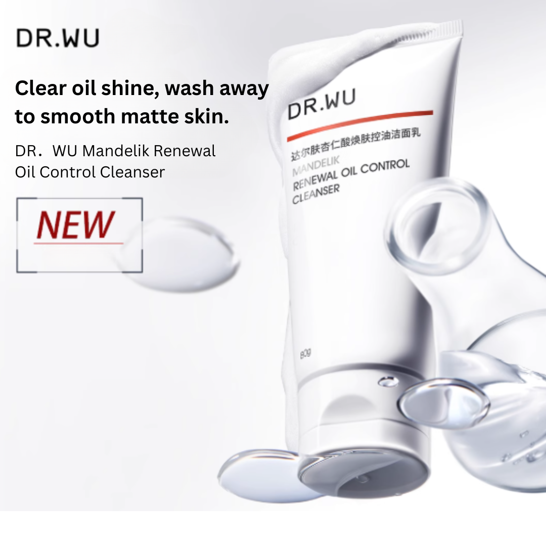 DR. WU Mandelik Renewal Oil Control Cleanser 80g – Control de grasa
